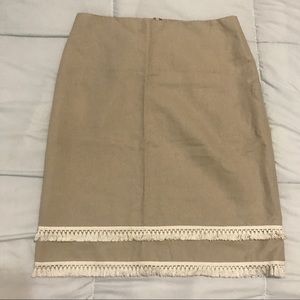 NWOT Fringe Skirt